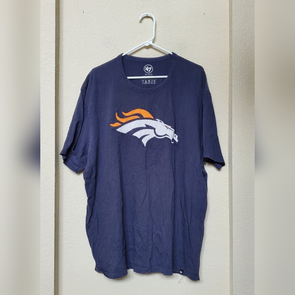 47 Other - 47 Navy Blue Denver Broncos Men's Shirt.  Size 3XL